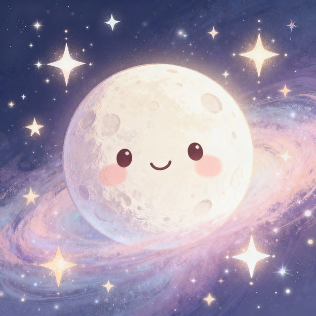 Cartoon Moon Drawings - AI Generated gallery