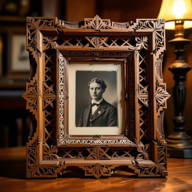 Tramp Art Frames - AI Generated gallery