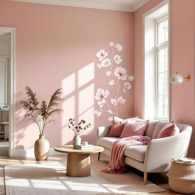 Wall Blush Peel and Stick Wallpaper gallery