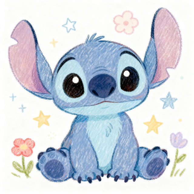 Cute Stitch Drawings - Made With AI gallery