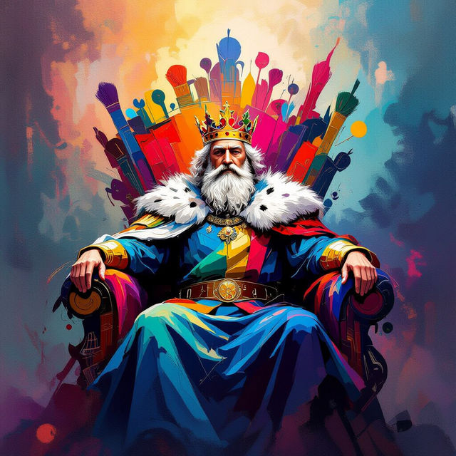 Art Prints King - Made With AI gallery