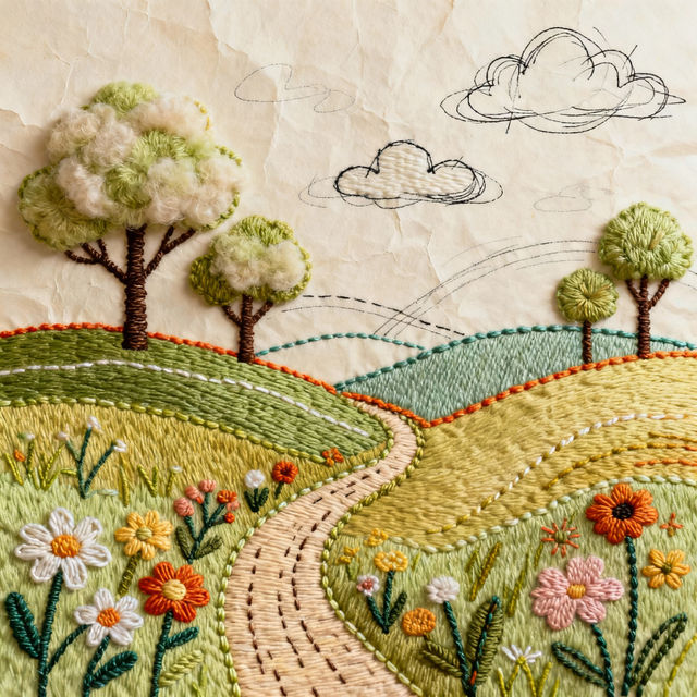 Sketch Stitch Drawing gallery