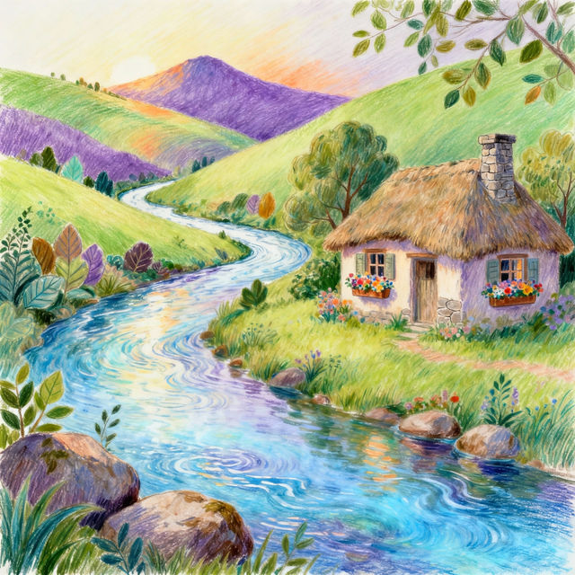 Color Pencil Art - Made With AI gallery