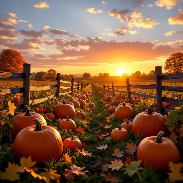 Pumpkin Patch Images - AI Generated gallery