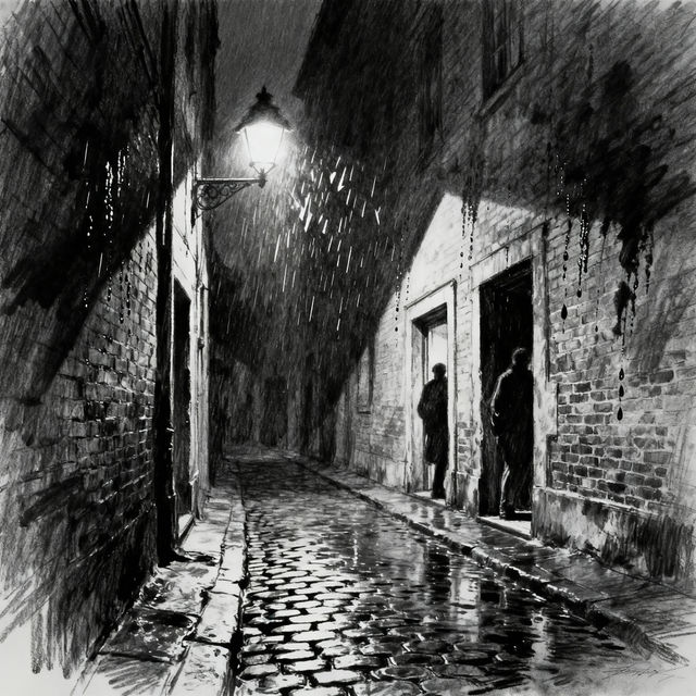Alleyway Drawings - AI Generated Art gallery