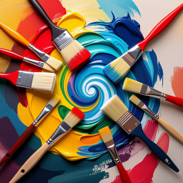 Art Paint Brushes - AI Generated gallery