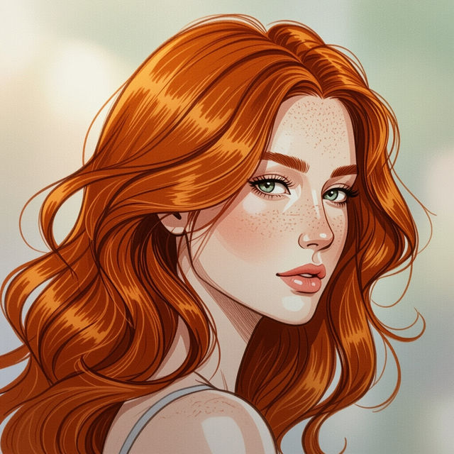 Hair Sketches - AI Generated gallery