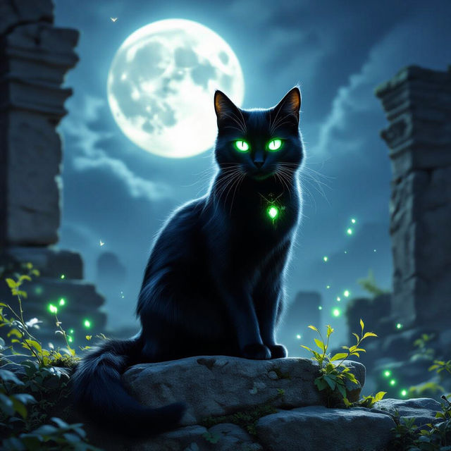 Black Cat Images - AI Generated gallery