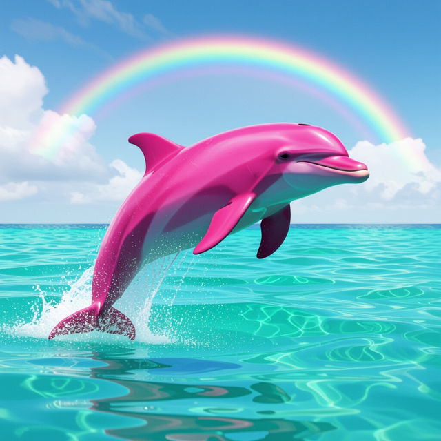 Pink Dolphin Pictures - Made With AI gallery