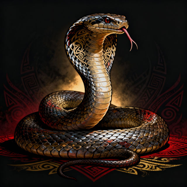 Cobra Snake Drawings gallery