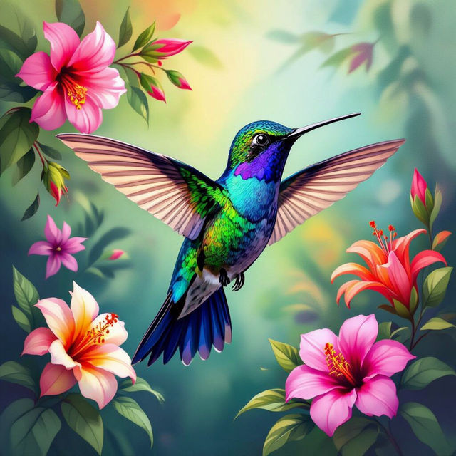 Hummingbird Wall Art gallery
