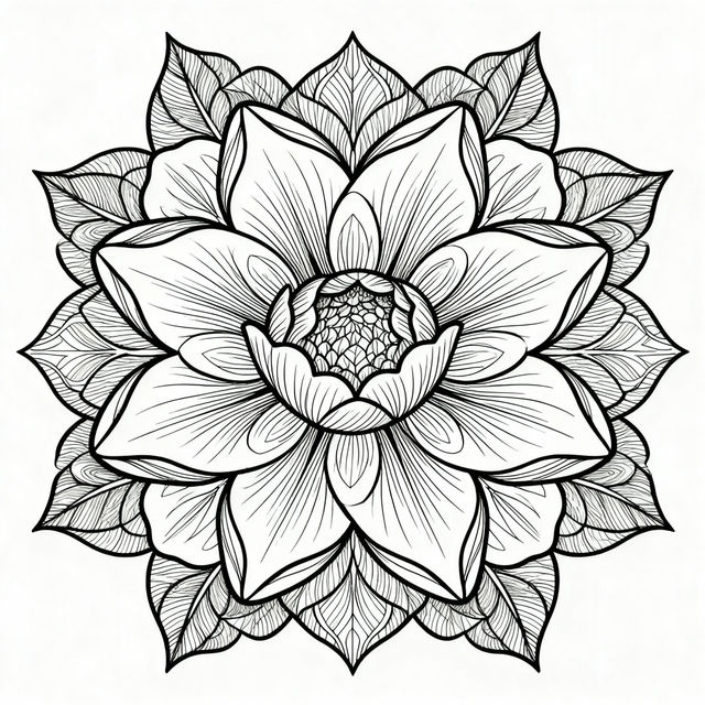 Flower Pictures To Color gallery