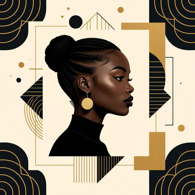 Create Stunning Black Profile Pictures with AI gallery