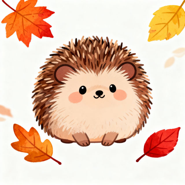 Easy Hedgehog Drawings gallery