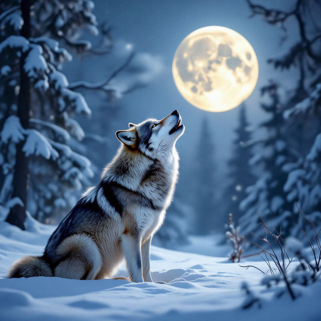 Wolves Pictures - AI Generated gallery