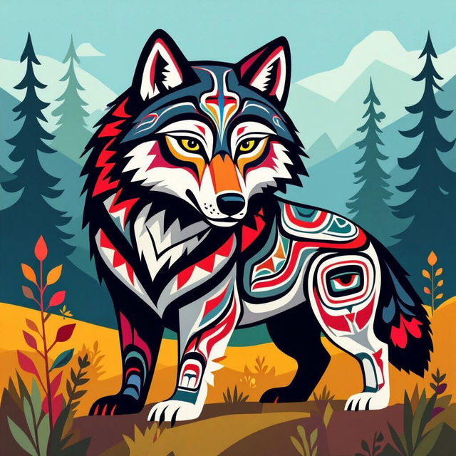 Salish Art - Made With AI gallery