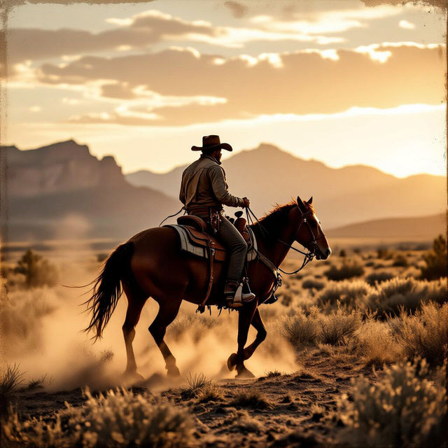 Vintage Cowboy Art gallery