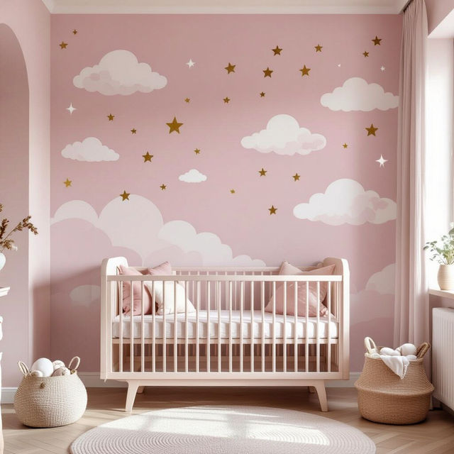 Pink Nursery Wallpaper gallery
