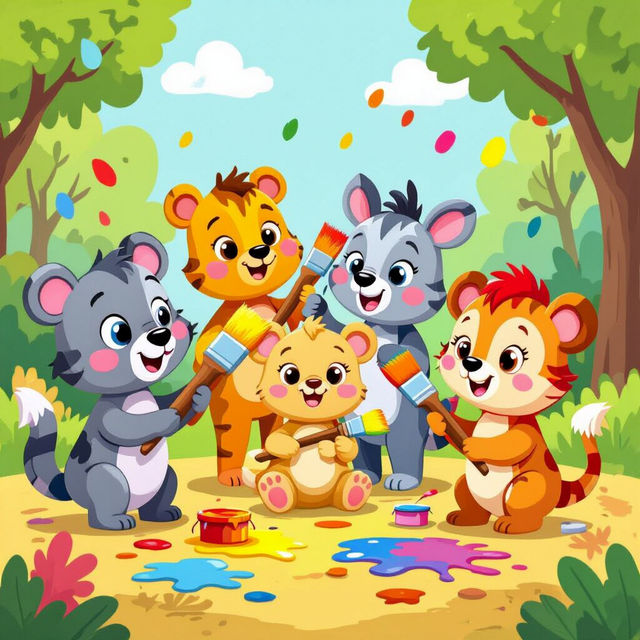 Art Activity For Preschoolers - Made With AI gallery