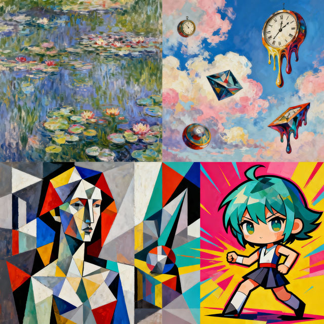 AI Art Styles Drawing gallery