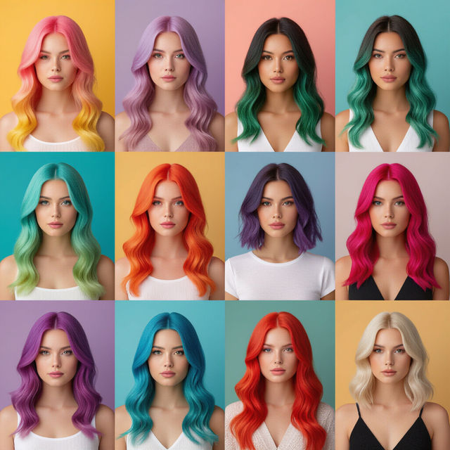 Hair Colors Pictures - Explore AI-Generated Styles gallery