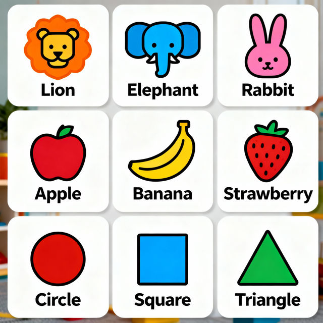Picture Flashcards - Made With AI gallery
