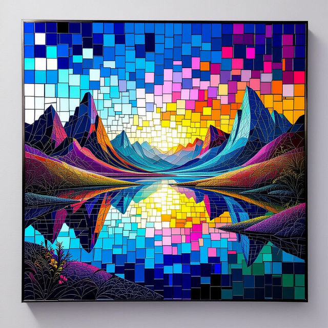 Mirrored Wall Art - AI Generated gallery