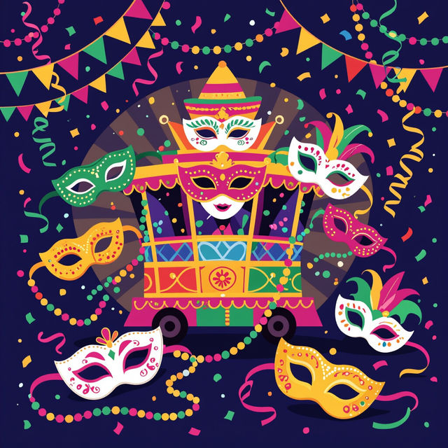 Happy Mardi Gras Images - AI Generated gallery