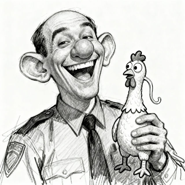 Funny Police Sketch Art gallery