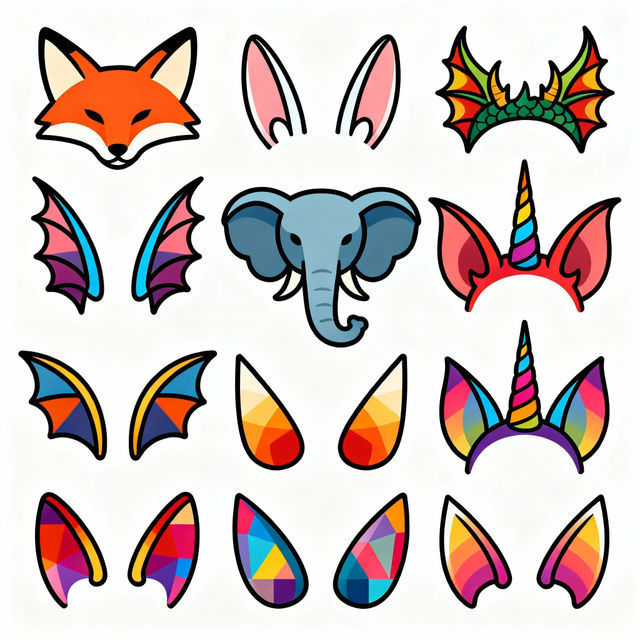 Clip Art Ears - AI Generated gallery