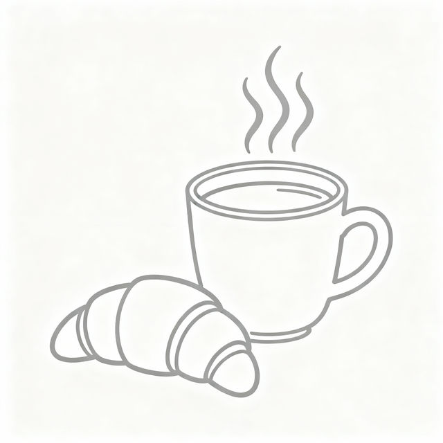 Simple Food Drawings - AI Generated Art gallery