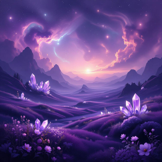 Aesthetic Purple Wallpapers - Made With AI gallery