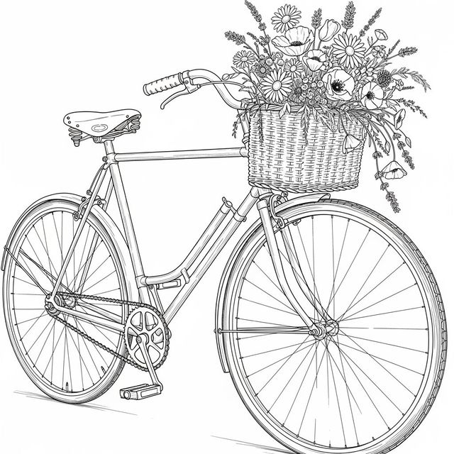 Generate a Bike Drawing with AI gallery