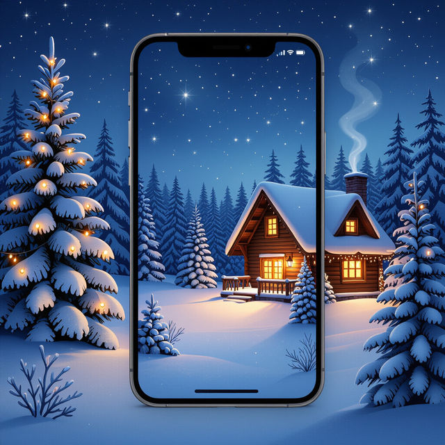 Phone Christmas Wallpapers - AI Generated gallery