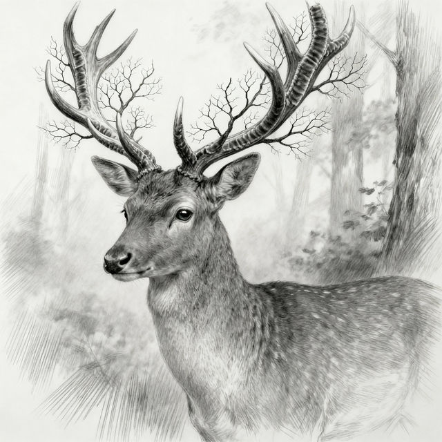 Hart Drawings - AI Generated gallery