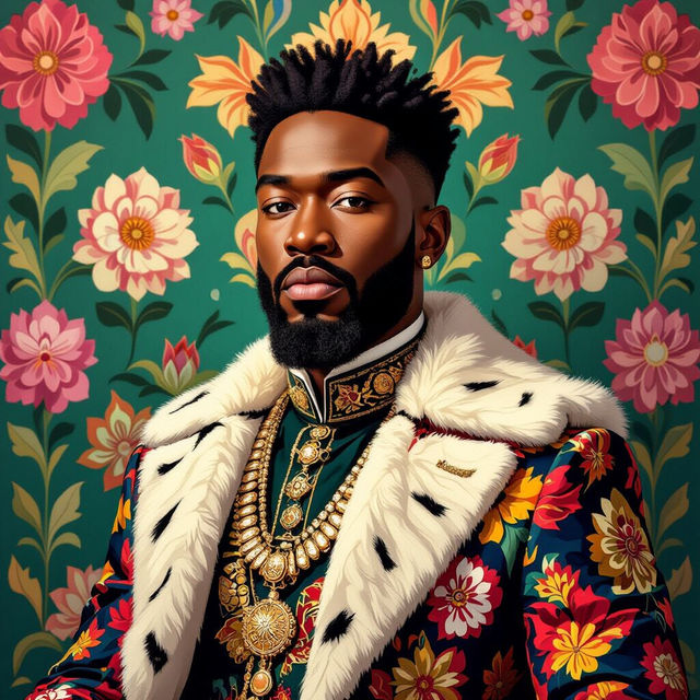 Explore Art in the Style of Kehinde Wiley gallery
