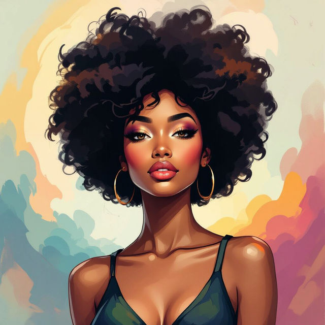 Afro Drawing Art gallery