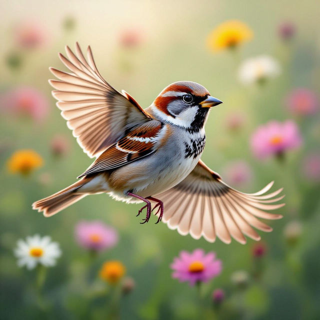 Sparrow Art - Created With AI gallery