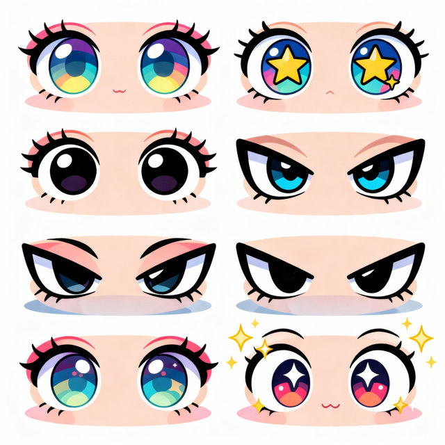 Cartoon Eye Drawings - Made With AI gallery