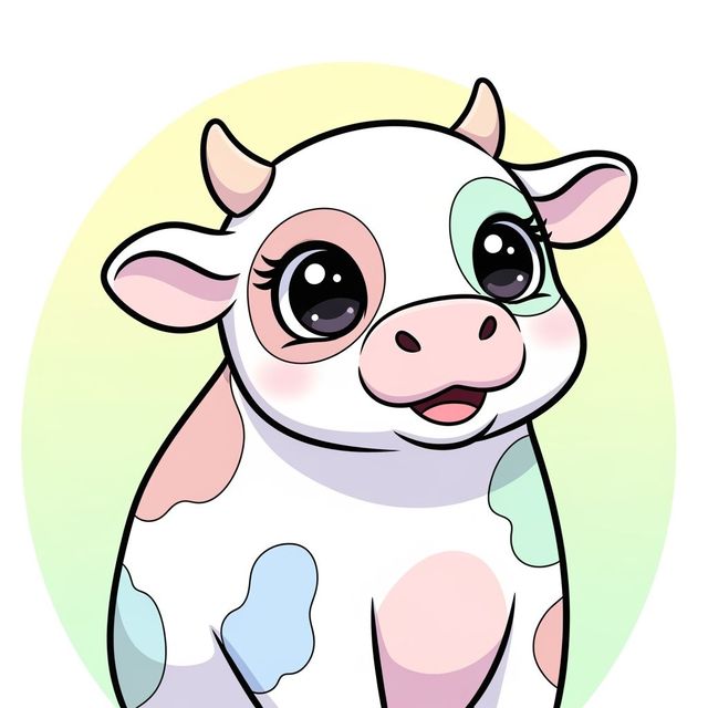 Generate a Cute Cow Drawing With AI gallery