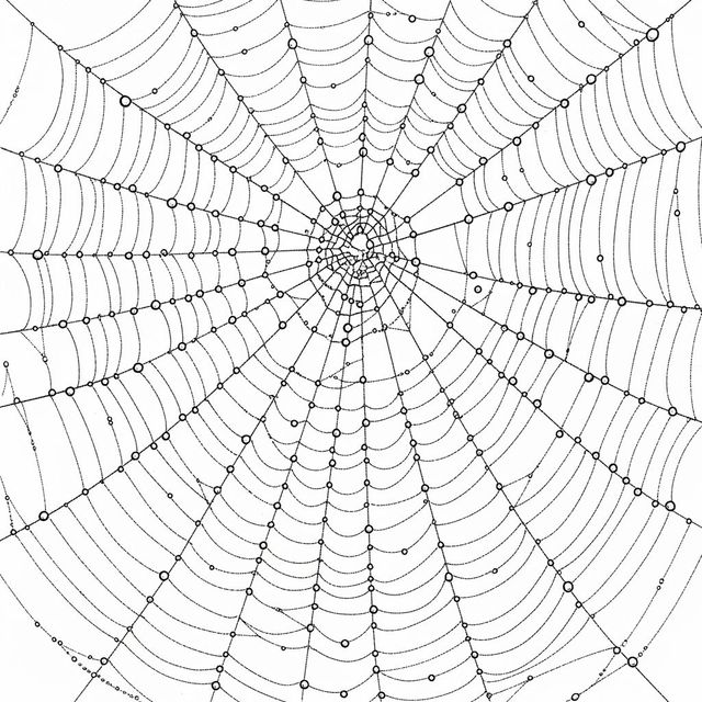 Explore Stunning Spiderweb Drawings gallery