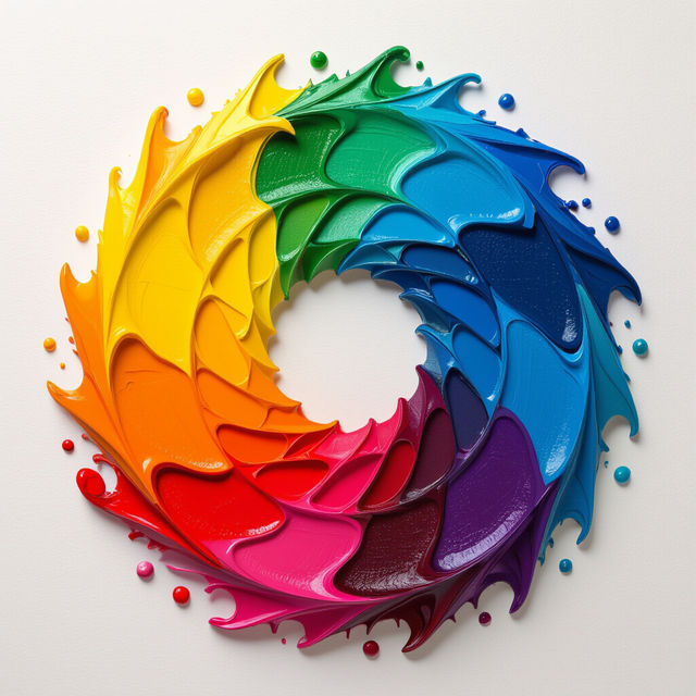 Color Wheel Images - Explore the Spectrum with AI gallery