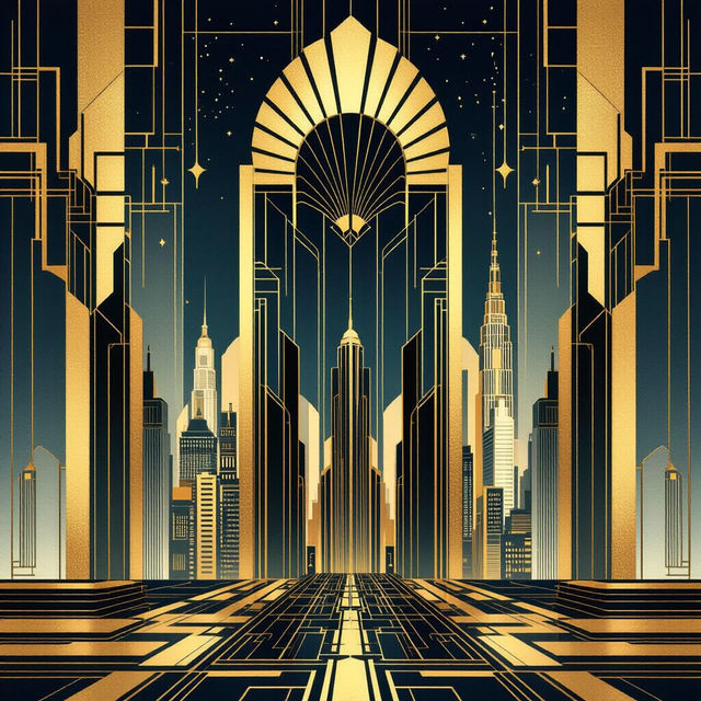 Modern Art Deco Art gallery