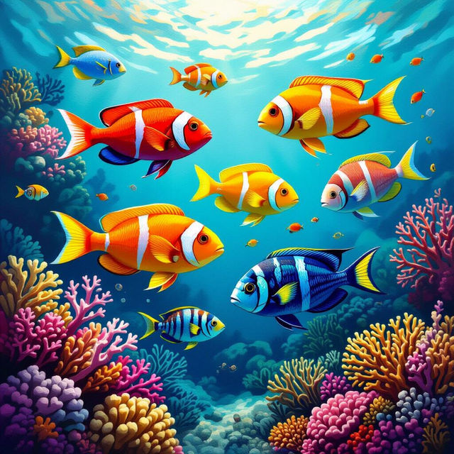 Fish Wall Art - AI Generated gallery