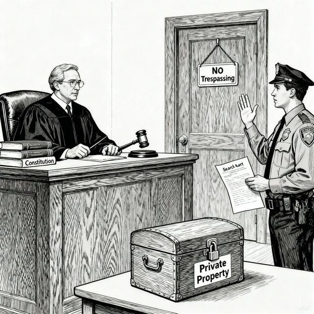 4th Amendment Drawings - AI Generated gallery
