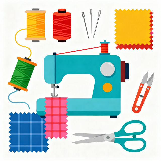 Sewing Clip Art - Made With AI gallery