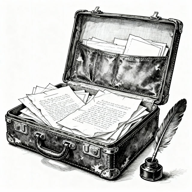 Briefcase Drawings - AI Generated gallery