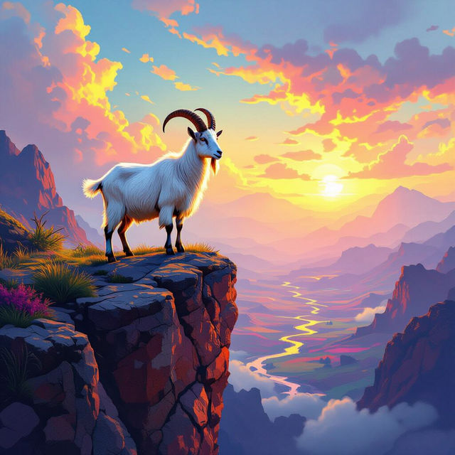Goat Wall Art - Unique AI Creations gallery