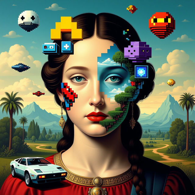Are Video Games Art? Explore AI Interpretations gallery