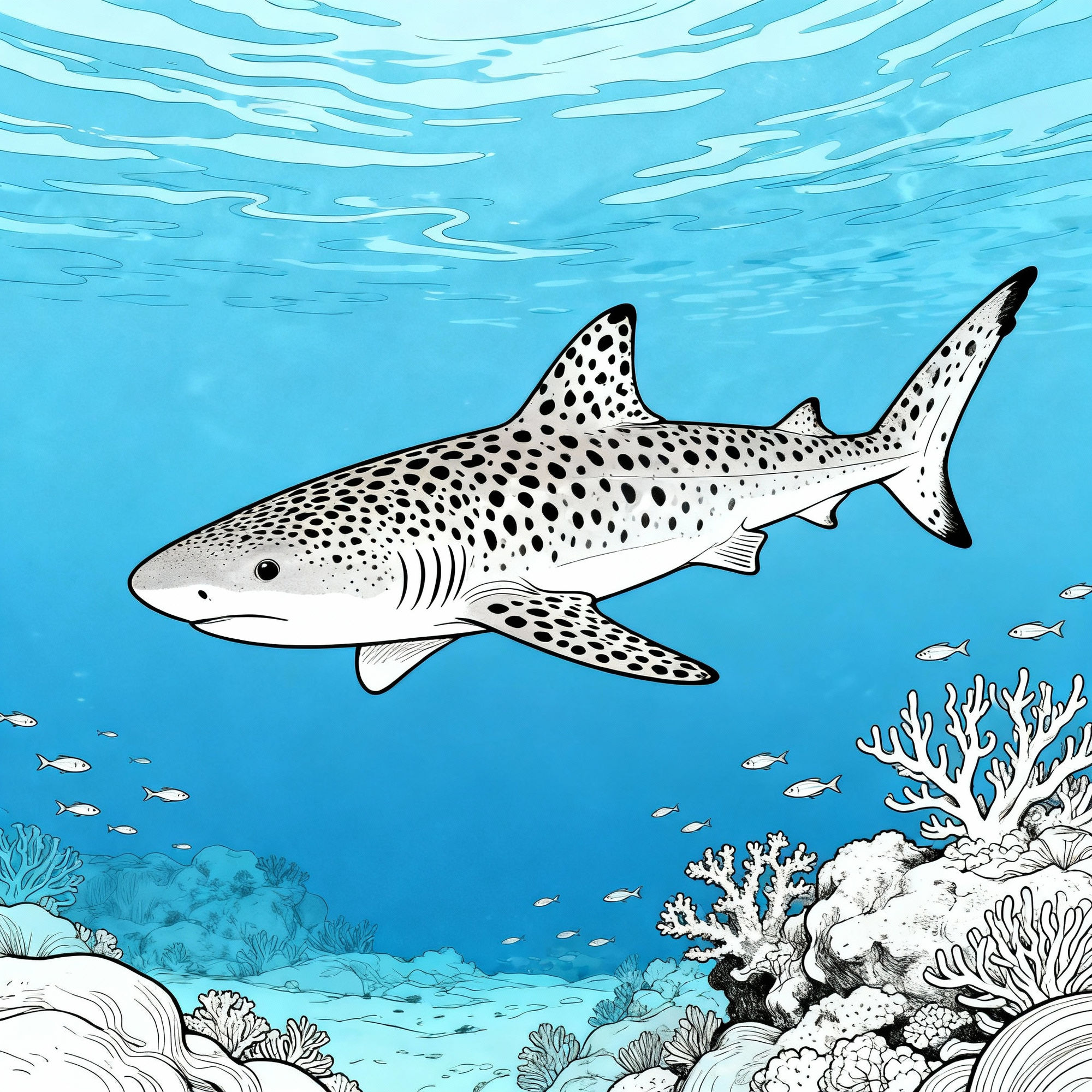 Leopard Shark Drawings - Create Unique AI Art